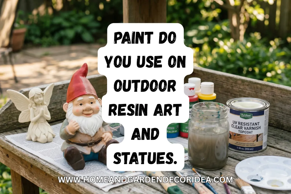 What Kind Of Paint Do You Use On Outdoor Resin Art and Statues.