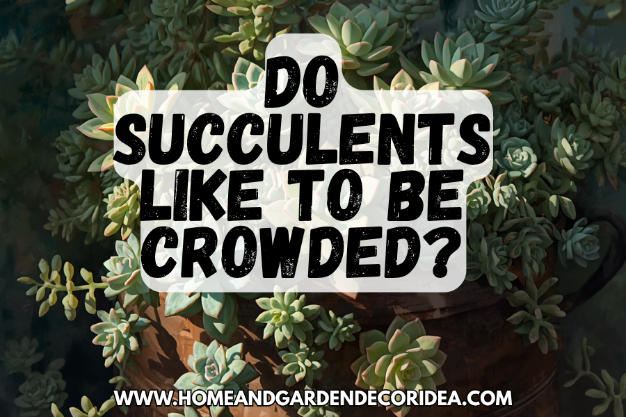 Do Succulents Like To Be Crowded?