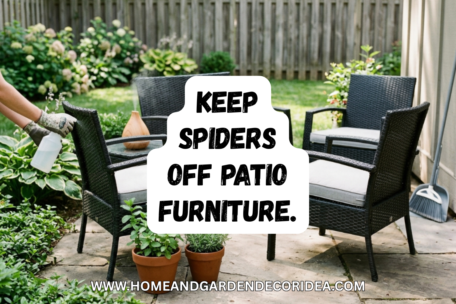 How To Keep Spiders Off Patio Furniture.