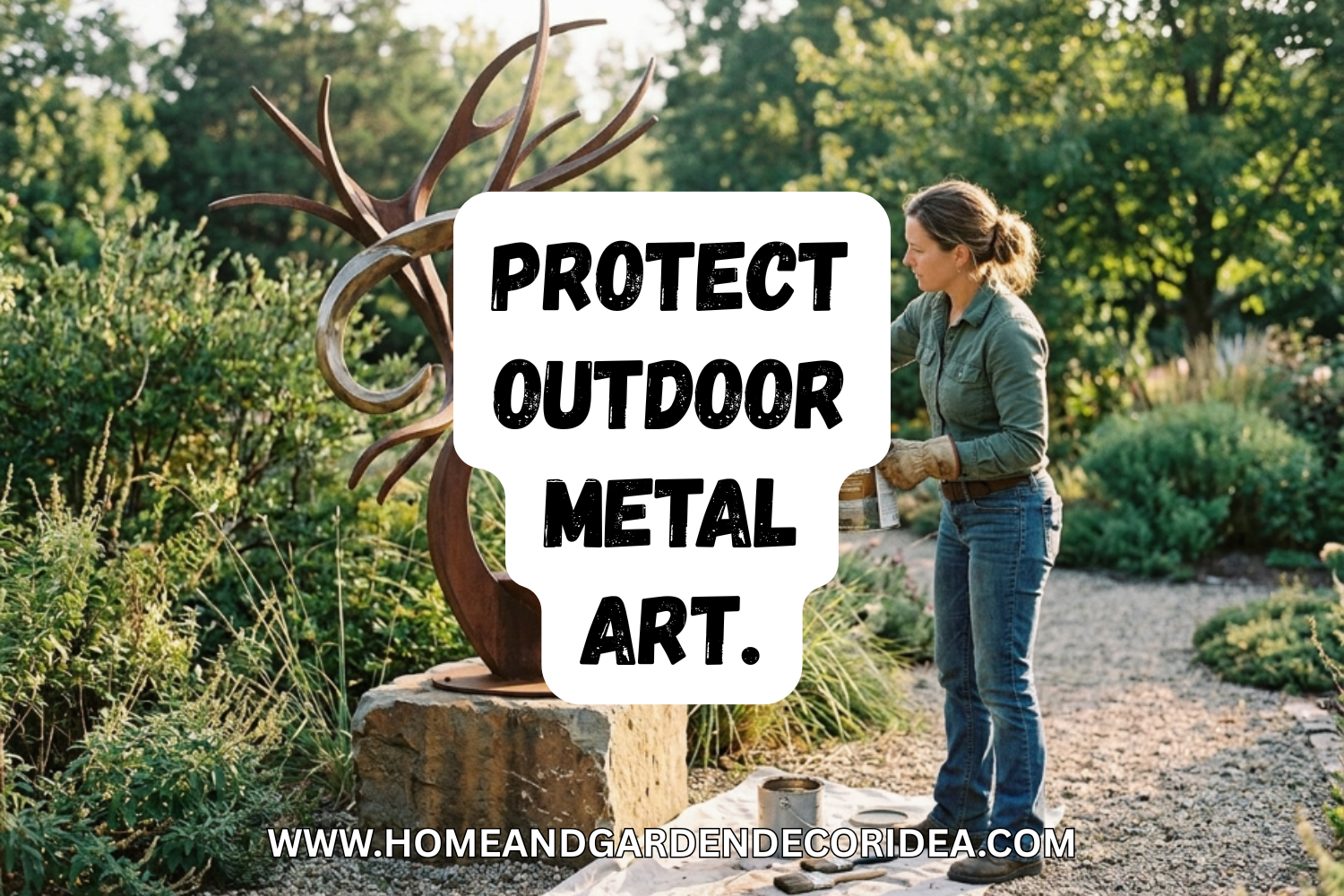 How To Protect Outdoor Metal Art.