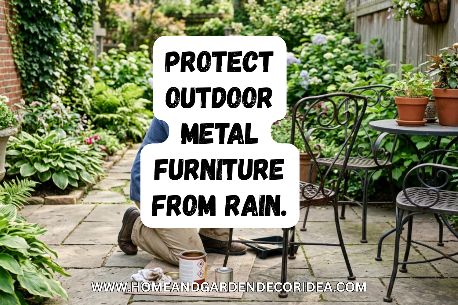 How To Protect Outdoor Metal Furniture From Rusting.