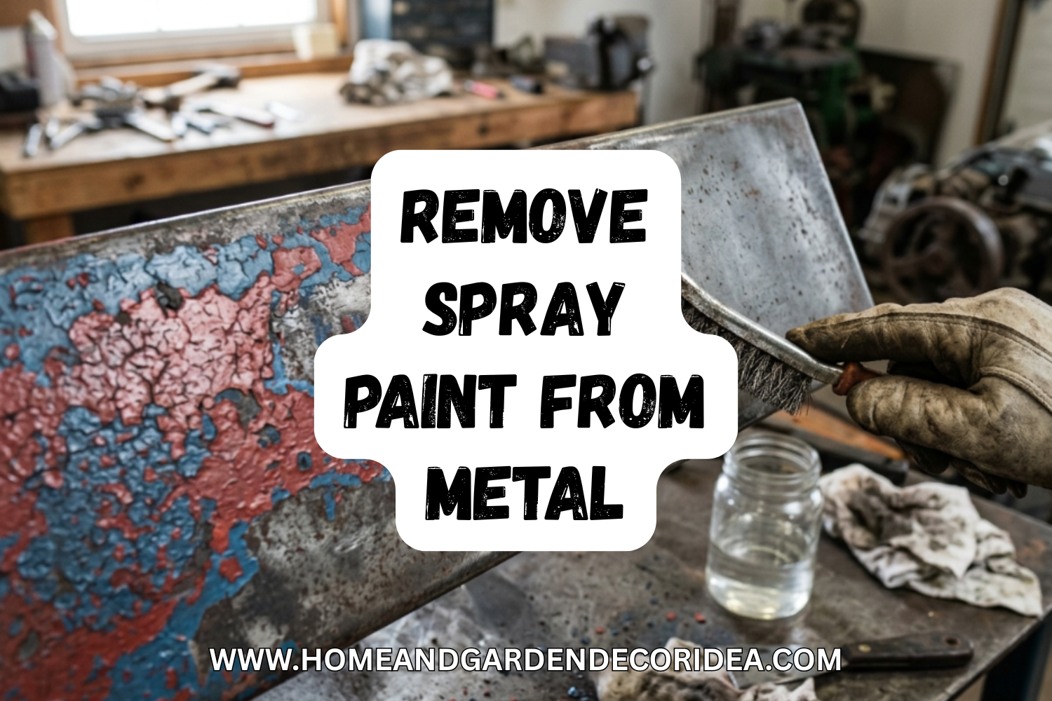 How To Remove Spray Paint From Metal