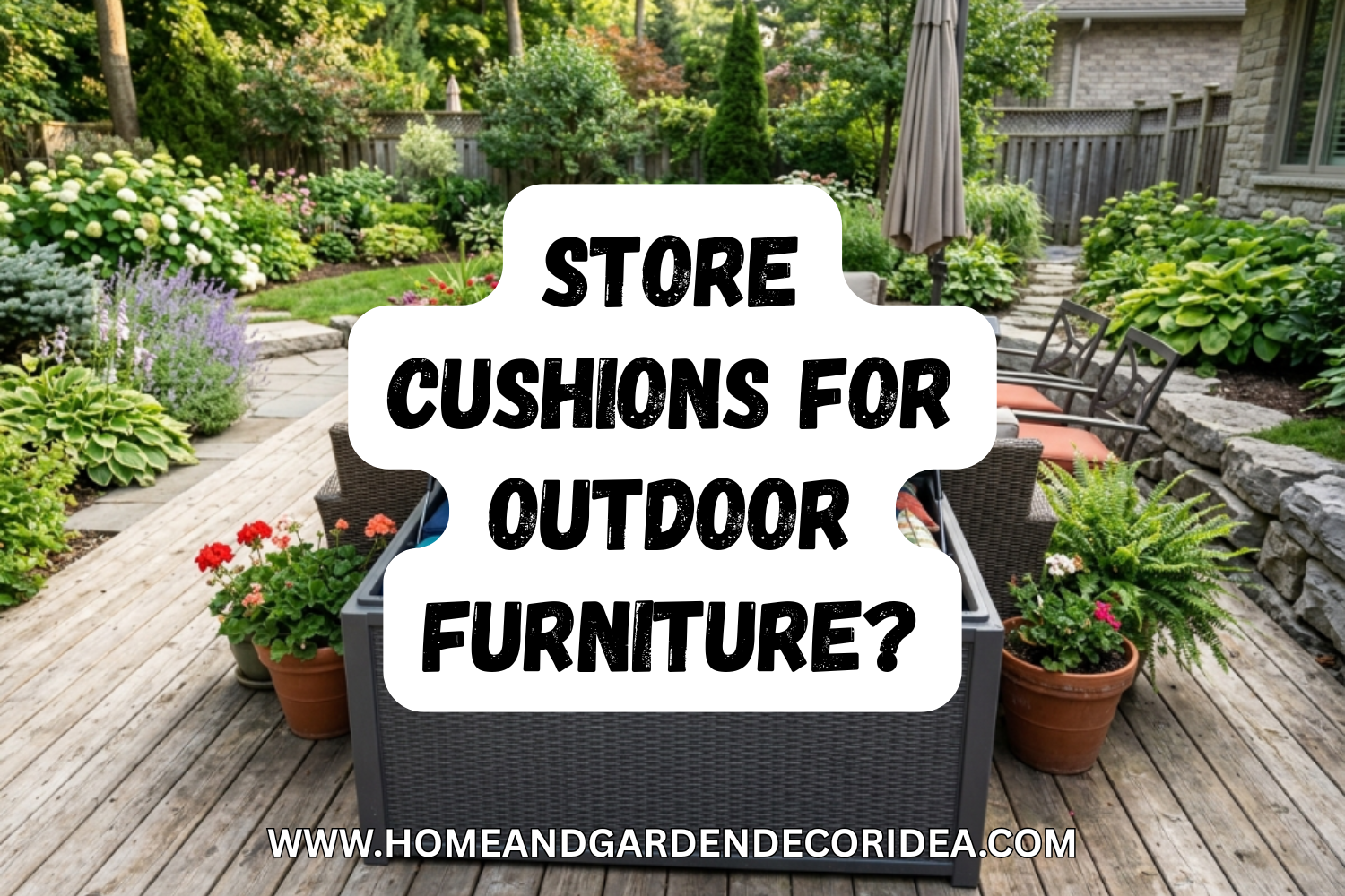 How To Store Cushions For Outdoor Furniture?