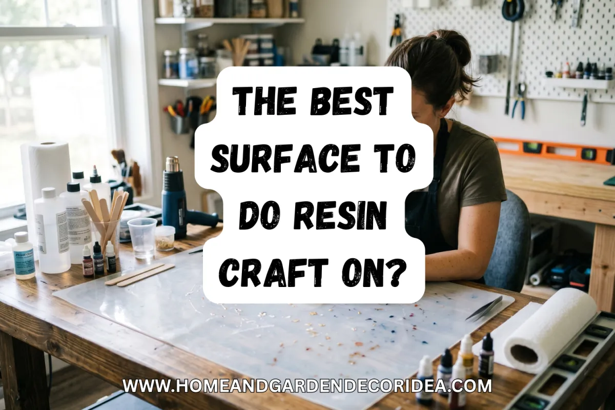 What Is The Best Surface To Do Resin Craft On?