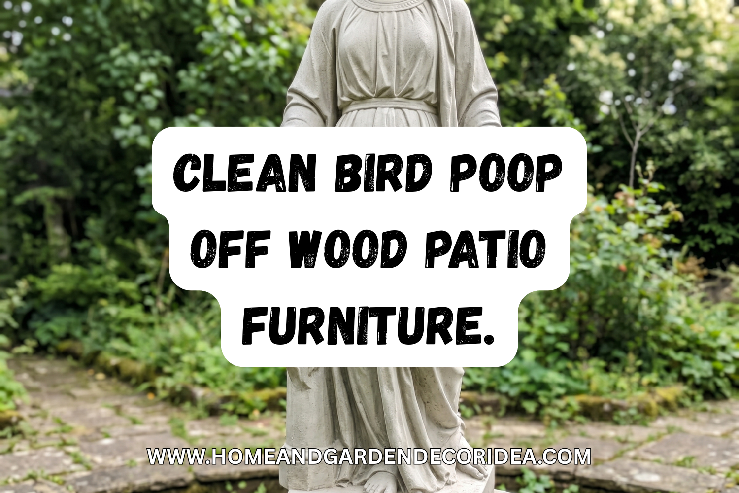 How To Clean Concrete Statues And Sculptures.