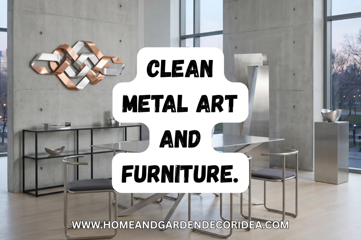 How To Clean Metal Art And Furniture.