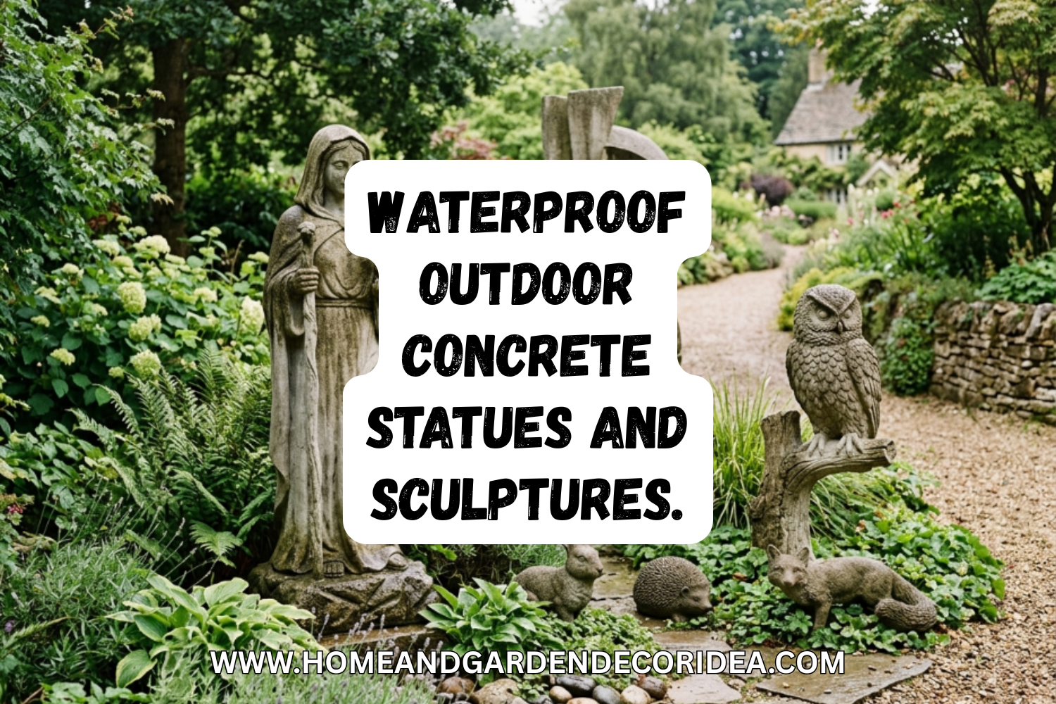 How To Waterproof Outdoor Concrete Statues and Sculptures.