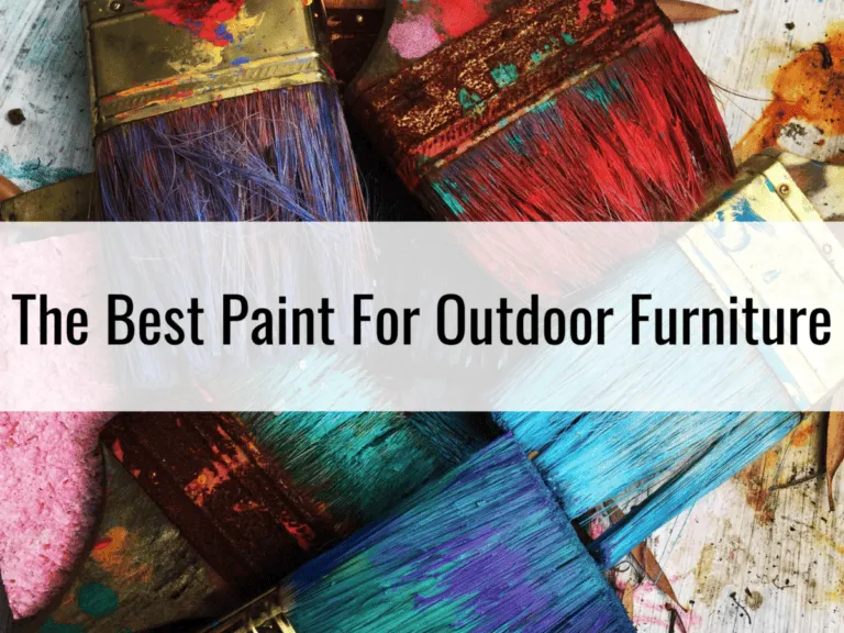 The Best Paint For Outdoor Metal Furniture.