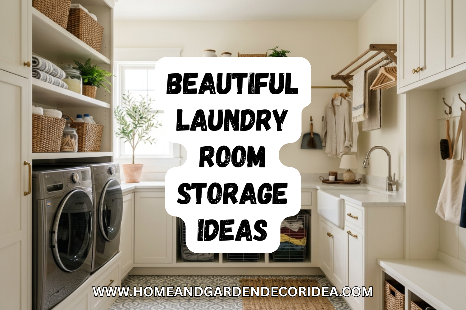 12 Beautiful Laundry Room Storage Ideas on a Budget That Will Make You Actually Enjoy Doing Laundry
