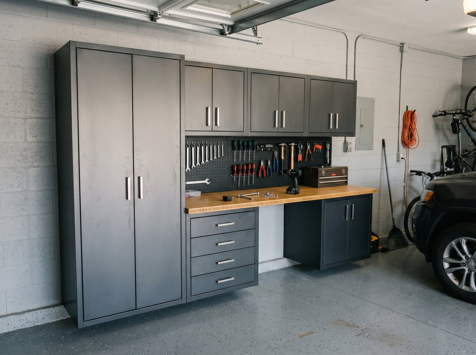 8 Garage Cabinet Ideas for an Actually Organized Garage (That Will Make You Wonder Why You Waited This Long)
