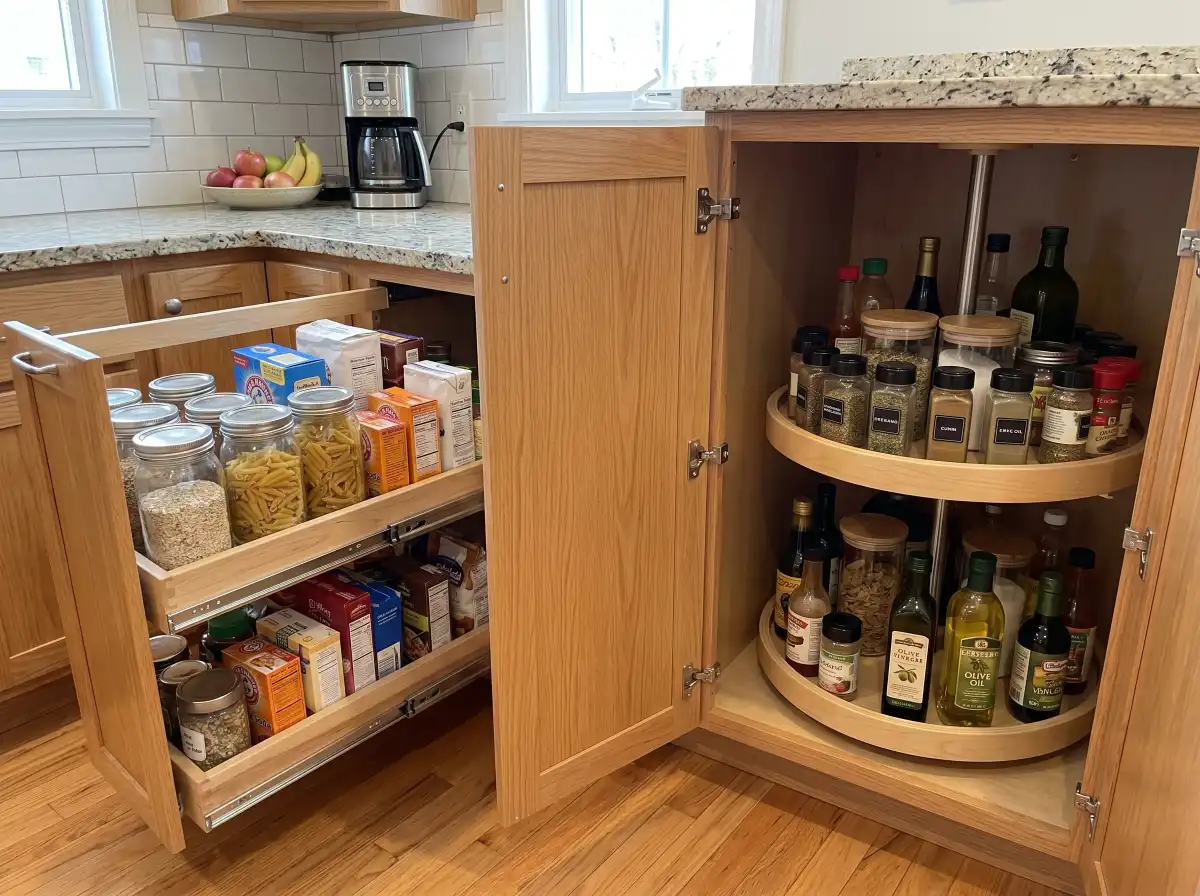Lazy Susan vs. Pull-Out Shelf: Which Cabinet Organizer Is Worth Buying (The Honest Comparison That Will Finally Help You Decide)