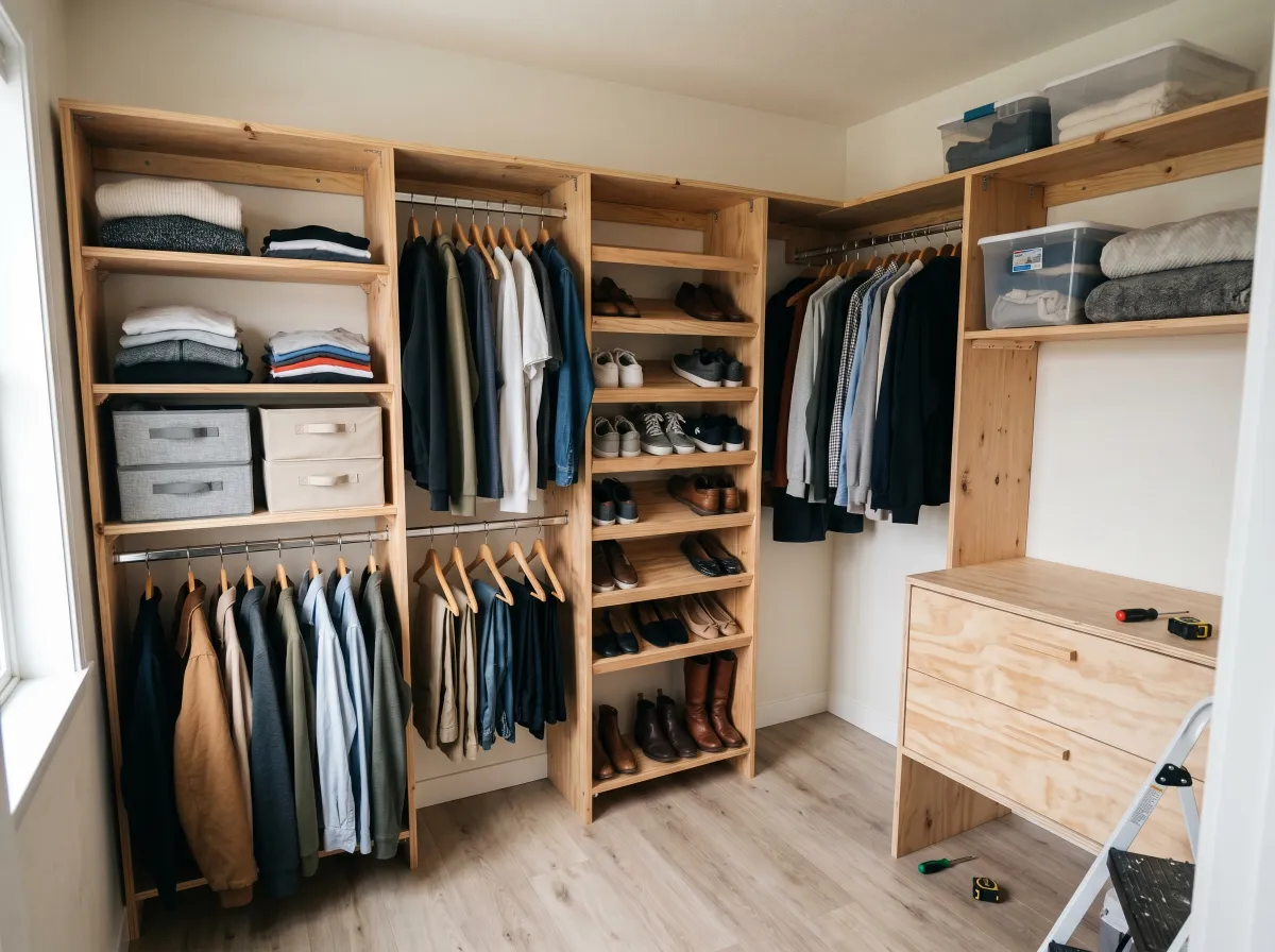 How to Build a DIY Closet System for Under $150 (And Make It Look Like a Custom Closet!)