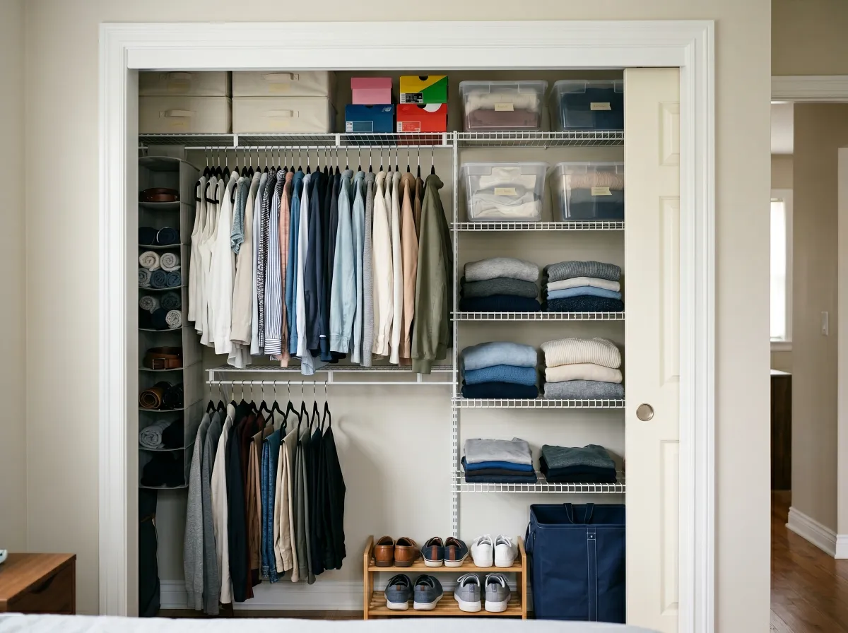 How to Organize a Reach-In Closet From Scratch: The Step-by-Step Method That Completely Changed My Morning Routine
