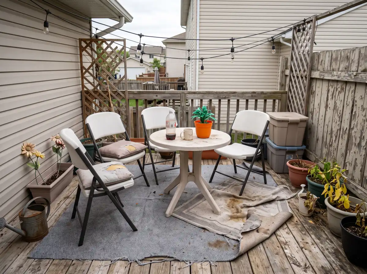 The 6 Patio Decorating Mistakes That Make Outdoor Spaces Feel Cheap (And Exactly What to Do Instead)