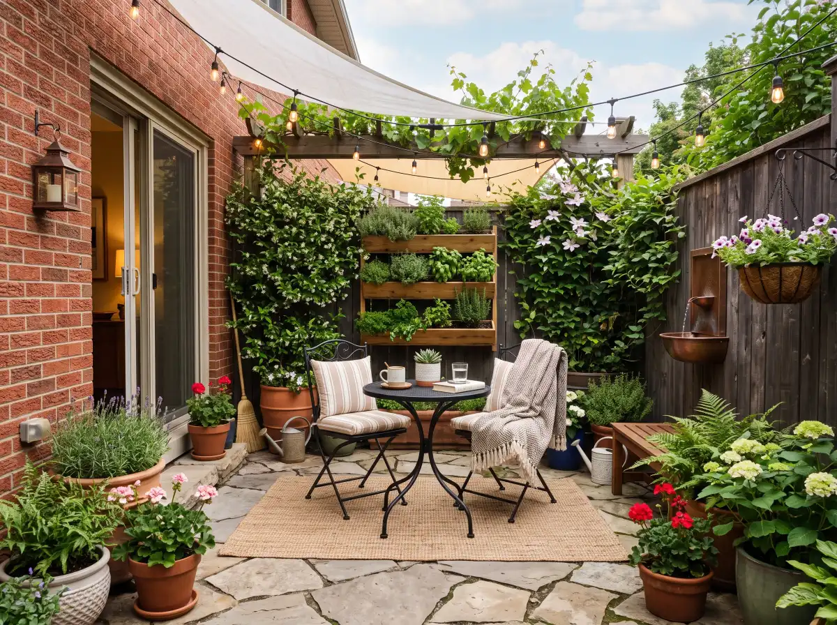 20 Small Patio Ideas That Feel Like a Full Outdoor Room (Even If You’re Working With Almost No Space!)