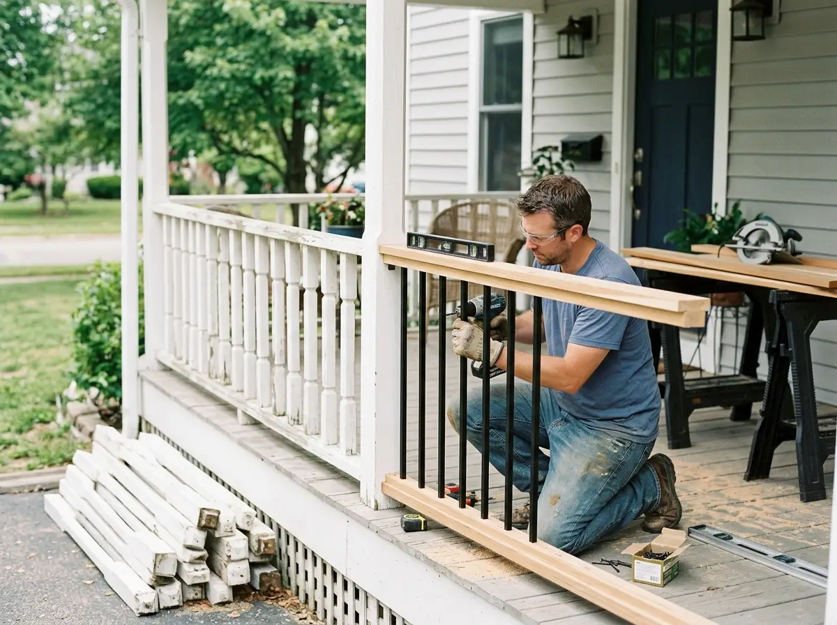 DIY Porch Railing Update Ideas That Make Your Home Look Expensive (Without Replacing a Single Rail!)