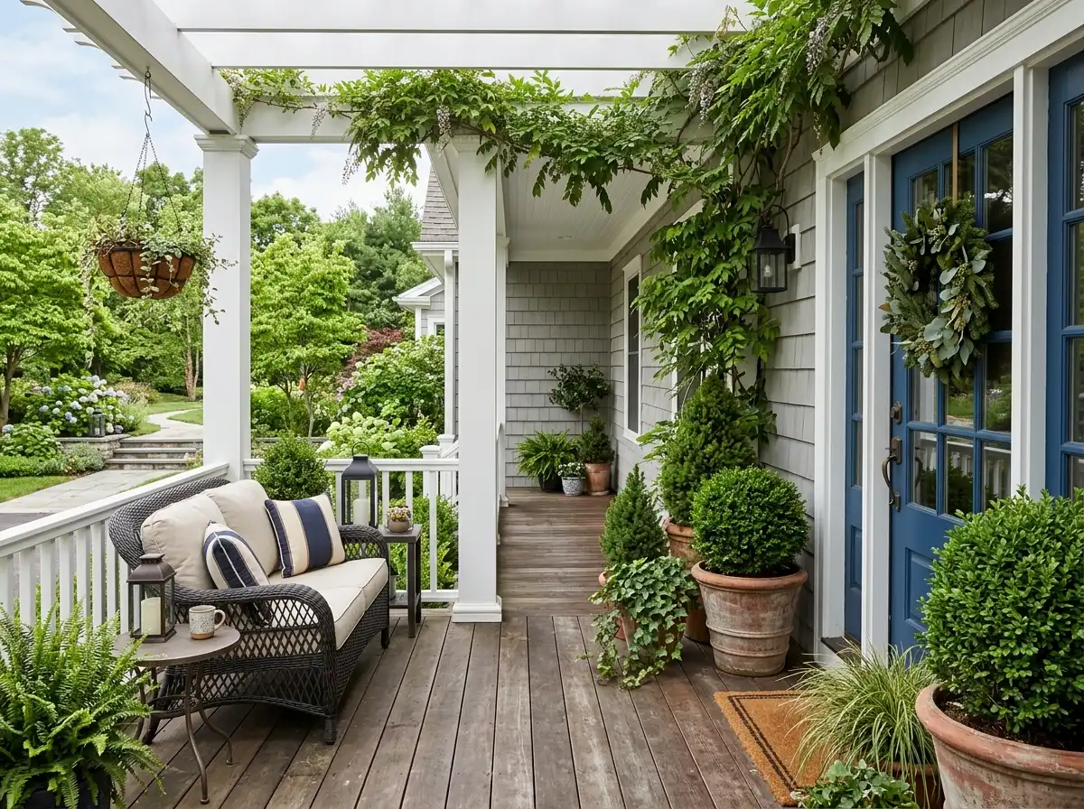 How to Keep Your Front Porch Looking Beautiful All Year With Almost No Work (Yes, It’s Totally Possible!)